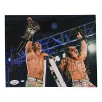 Matthew Jackson & Nicholas Jackson Signed "The Young Bucks" ROH 8x10 Photo Inscribed "YB"(JSA) at PristineAuction.com