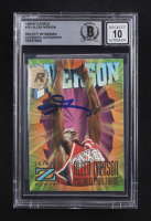 Allen Iverson Signed 1996-97 Z-Force #151 RC (BGS | Auto 10) at PristineAuction.com