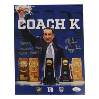 Mike Krzyzewski Signed "Coach K"  8.5x11 Photo Inscribed "Bryce, Always Try Your Best!" (JSA) at PristineAuction.com