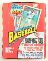 1991 Topps 40 Years of Baseball Wax Box with (36) Packs at PristineAuction.com