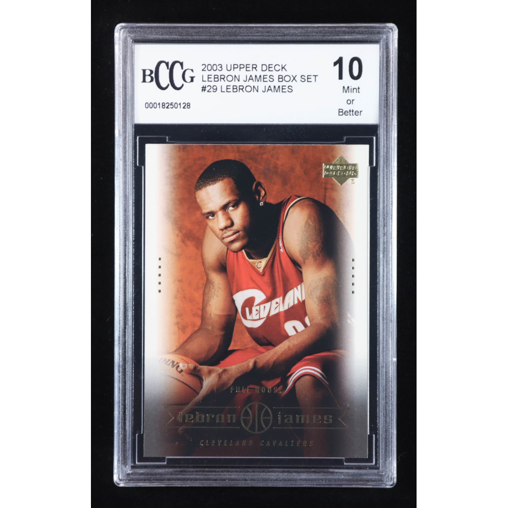LeBron James 2003 Upper Deck LeBron James Box Set #29 RC / Full House (BCCG 10) at PristineAuction.com