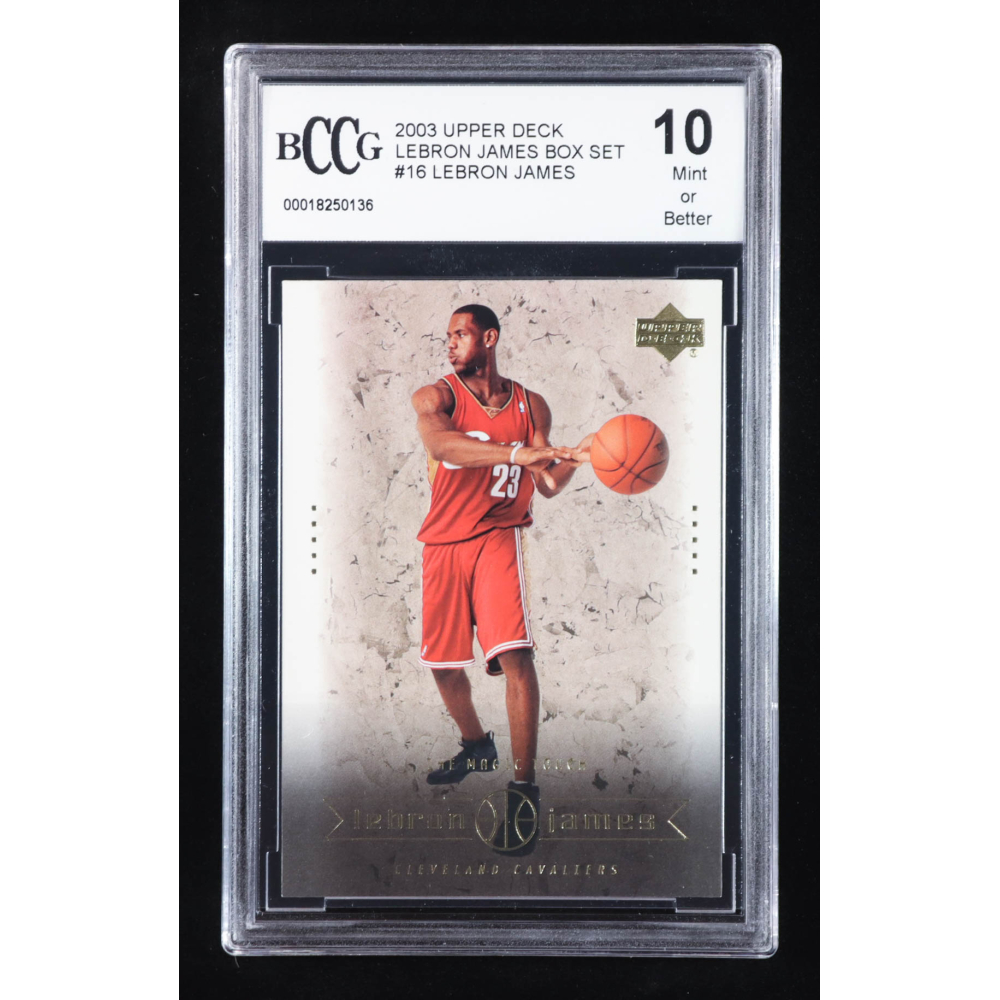 LeBron James 2003 Upper Deck LeBron James Box Set #16 RC / The Magic Touch (BCCG 10) at PristineAuction.com