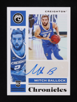 Mitch Ballock 2021-22 Panini Chronicles Draft Picks Chronicles Rookie Signatures #50 RC at PristineAuction.com
