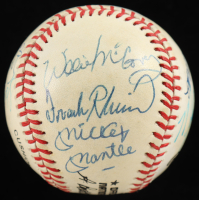 Hank Aaron, Mickey Mantle, Willie Mays, Ted Williams | 500 Home Run Club ONL Baseball Signed By (12) (JSA) at PristineAuction.com