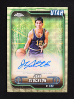 John Stockton 2024-25 Topps Chrome Autographs Superfractors #TCAJS #1/1 at PristineAuction.com