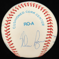Nolan Ryan, Gaylord Perry, Tom Seaver, Don Sutton | 300 Win Club OAL Baseball Signed By (8) (JSA) at PristineAuction.com