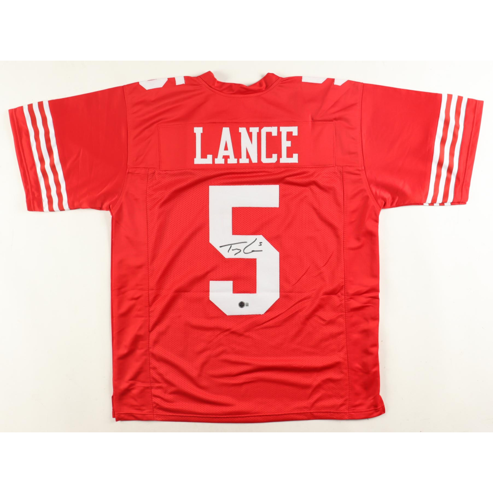 Trey Lance Signed Jersey (Beckett) at PristineAuction.com