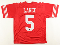 Trey Lance Signed Jersey (Beckett) at PristineAuction.com