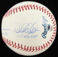 Yankees World Series MVP OML Baseball Signed & Inscribed By (4) with Derek Jeter, Mariano Rivera, Scott Brosius & John Wetteland (Steiner & MLB) at PristineAuction.com