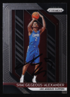 Shai Gilgeous-Alexander Signed 2018-19 Panini Prizm #184 RC (JSA) at PristineAuction.com