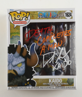David Sobolov Signed "One Piece" #1624 Kaido Funko Pop! Vinyl Figure Inscribed "Death Completes A Man" & "Kaido" (JSA) at PristineAuction.com
