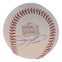 Sammy Sosa Signed 2016 World Series Logo Baseball (Beckett) at PristineAuction.com