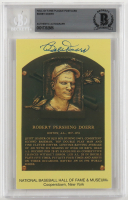 Bobby Doerr Signed Hall of Fame Plaque Postcard (BGS) at PristineAuction.com