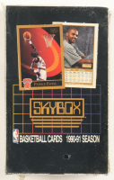 1990-91 Skybox Series 1 Basketball Wax Box With (36) Packs at PristineAuction.com