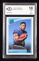 Saquon Barkley 2018 Donruss #306 RR RC (BCCG 10) at PristineAuction.com