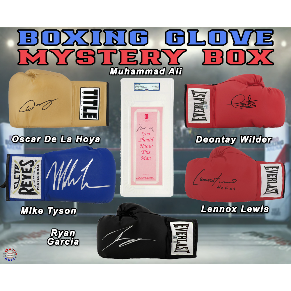 Boxing Glove Signed Mystery Box - Series 25 (Limited to 100) – Schwartz Sports at PristineAuction.com