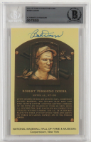Bobby Doerr Signed Hall of Fame Plaque Postcard (BGS) at PristineAuction.com