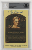 Bobby Doerr Signed Hall of Fame Plaque Postcard (BGS) at PristineAuction.com