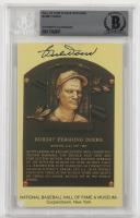 Bobby Doerr Signed Hall of Fame Plaque Postcard (BGS) at PristineAuction.com