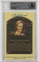 Bobby Doerr Signed Hall of Fame Plaque Postcard (BGS) at PristineAuction.com