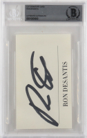 Ron DeSantis Signed Cut (BGS) at PristineAuction.com
