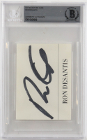 Ron DeSantis Signed Cut (BGS) at PristineAuction.com