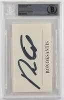 Ron DeSantis Signed Cut (BGS) at PristineAuction.com
