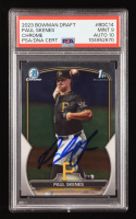 Paul Skenes Signed 2023 Bowman Chrome Draft #BDC14 RC (PSA 9 | Autograph Graded 10) at PristineAuction.com