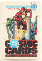 1991 Impel DC Cosmic Cards Inaugural Edition Wax Box with (36) Packs at PristineAuction.com