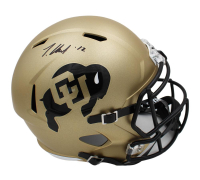 Travis Hunter Signed Colorado Buffaloes Full-Size Speed Helmet (Beckett) at PristineAuction.com