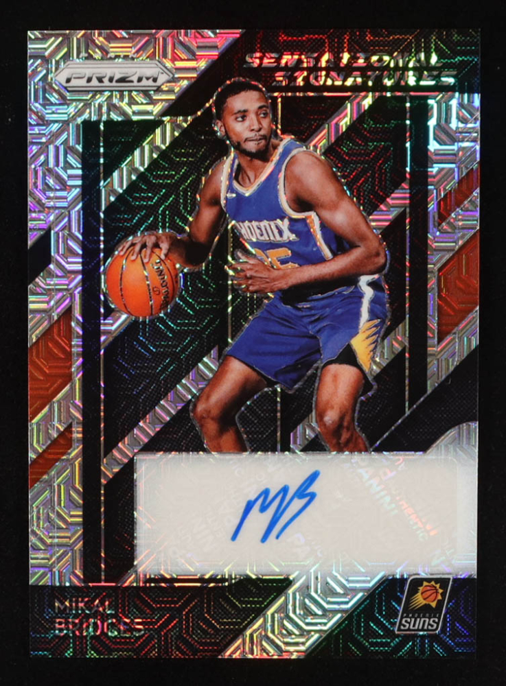 Mikal Bridges 2018-19 Panini Prizm Sensational Signatures Prizms Mojo #70 RC #05/25