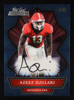 Azeez Ojulari 2021 Wild Card Alumination Autographs Blue #ABCA RC #2/35 at PristineAuction.com
