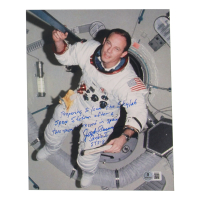 Jack R. Lousma Signed NASA 8x10 Photo With Extensive Inscription (Beckett) at PristineAuction.com