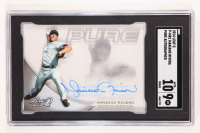 Mariano Rivera 2014 Leaf Q Pure Autographs Charcoal #PMR1 (SGC 9 | Autograph Graded 10) at PristineAuction.com