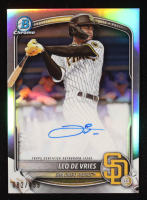 Leo De Vries 2025 Bowman Chrome Prospect Autographs Refractors #CPALD #82/499 at PristineAuction.com