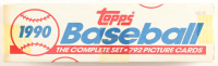 1990 Topps Baseball Complete Set of (792) Cards with Frank Thomas #414B RC, Sammy Sosa #692 RC, Bernie Williams #701 RC, Nolan Ryan #1, Ken Griffey Jr. #336 at PristineAuction.com