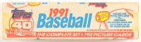 1991 Topps Baseball Complete Set of (792) Cards with Mark Whiten #588B FTC, Chipper Jones #333 RC, Don Mattiningly #100A at PristineAuction.com