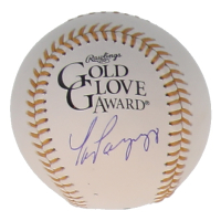Tom Pagnozzi Signed Gold Glove Award Baseball (JSA) at PristineAuction.com