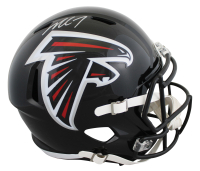 Michael Vick Signed Falcons Full-Size Throwback Alternate Speed Helmet (Beckett) at PristineAuction.com
