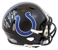 D.J. Giddens Signed Colts Alternate Speed Mini Helmet (Beckett & Prova) at PristineAuction.com