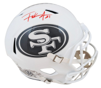 Frank Gore Signed 49ers Full-Size Salute To Service Alternate Speed Helmet (Beckett) at PristineAuction.com