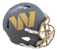 Frankie Luvu Signed Commanders Full-Size Slate Alternate Speed Helmet (Beckett) at PristineAuction.com