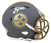 Jack Sawyer Signed Steelers Slate Alternate Speed Mini Helmet (Beckett) at PristineAuction.com
