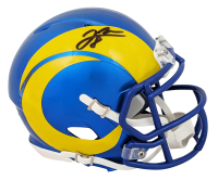 Jared Verse Signed Rams Speed Mini Helmet (Beckett) at PristineAuction.com