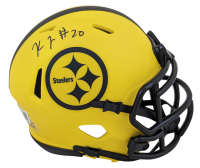 Kaleb Johnson Signed Steelers Rave Alternate Speed Mini Helmet (Beckett) at PristineAuction.com