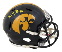 Kaleb Johnson Signed Iowa Hawkeyes Speed Mini Helmet (Beckett) at PristineAuction.com
