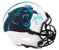Luke Kuechly Signed Panthers Full-Size Lunar Eclipse Alternate Speed Helmet (Beckett) at PristineAuction.com