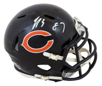 Luther Burden III Signed Bears Speed Mini Helmet (Beckett) at PristineAuction.com