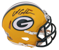 Matthew Golden Signed Packers Speed Mini Helmet (Beckett) at PristineAuction.com