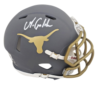 Matthew Golden Signed Texas Longhorns Slate Alternate Speed Mini Helmet (Beckett) at PristineAuction.com